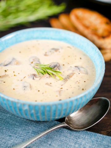 Homemade Cream of Mushroom Soup