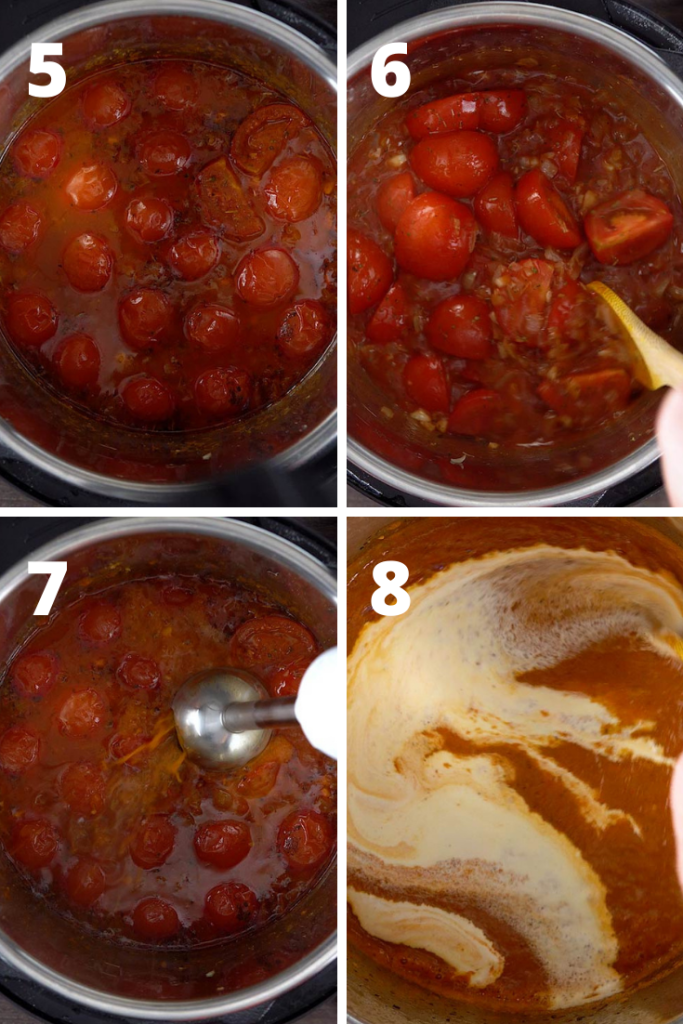 instructions to make cream of tomato Soup Recipe