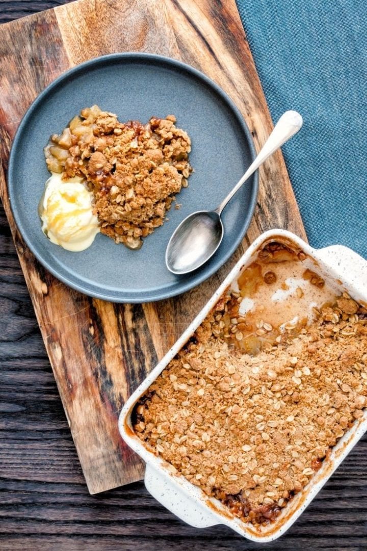 Easy Apple Crumble Air Fryer, Bake, Instant Pot TheBellyRulesTheMind