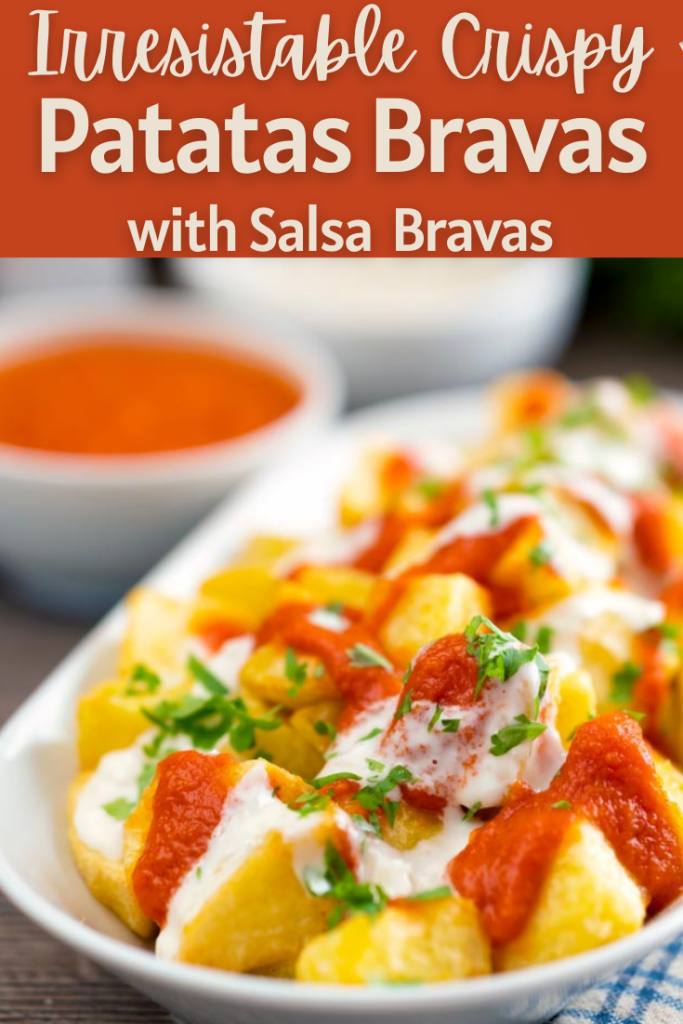 Patatas Bravas with homemade Salsa Bravas/ Spanish Potatoes