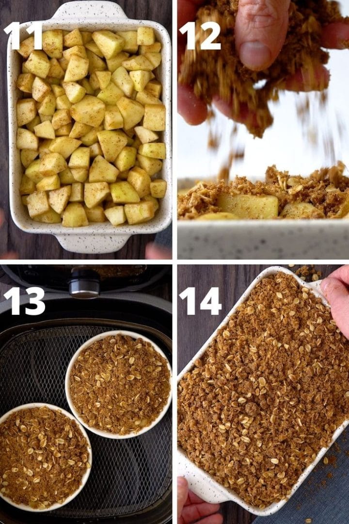 Easy Apple Crumble Air Fryer, Bake, Instant Pot TheBellyRulesTheMind