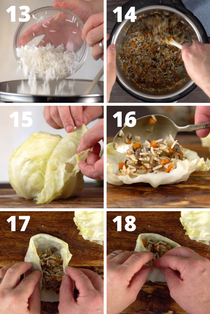 How to roll Cabbage for cabbage rolls