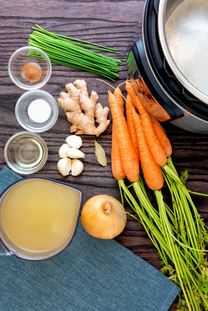 carrot and Ginger soup Ingredients