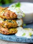 crispy air fryer zucchini fritters