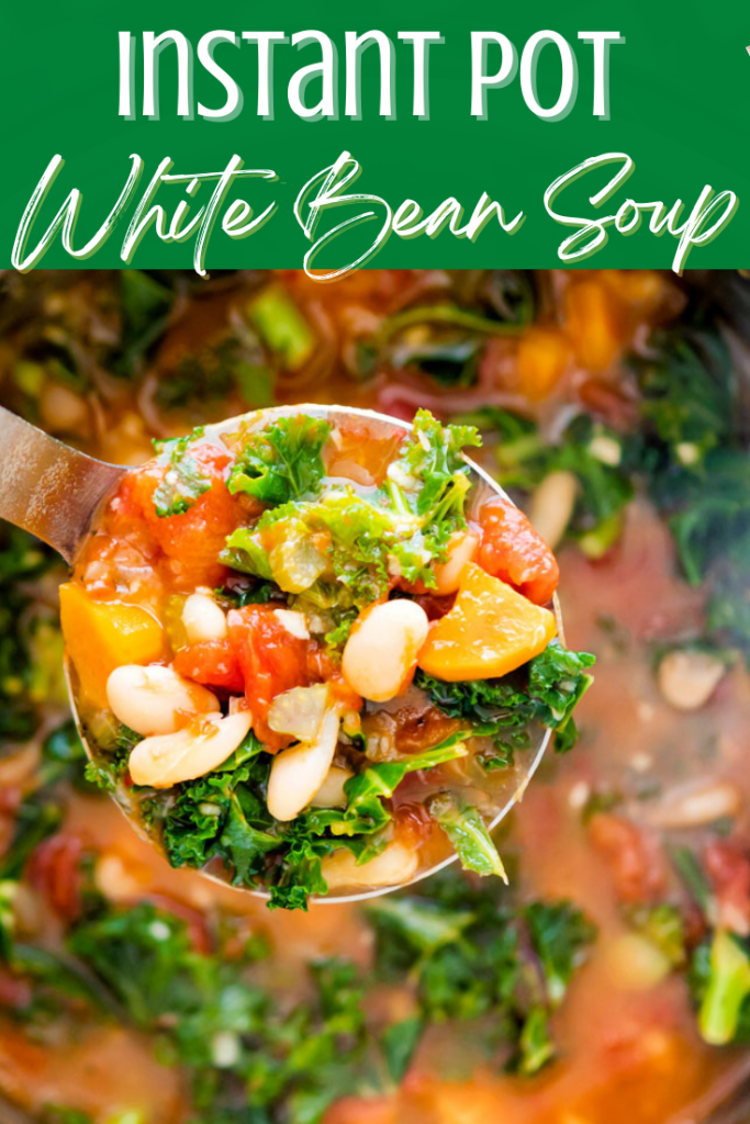 white bean soup / tuscan white bean soup / instant pot white bean soup