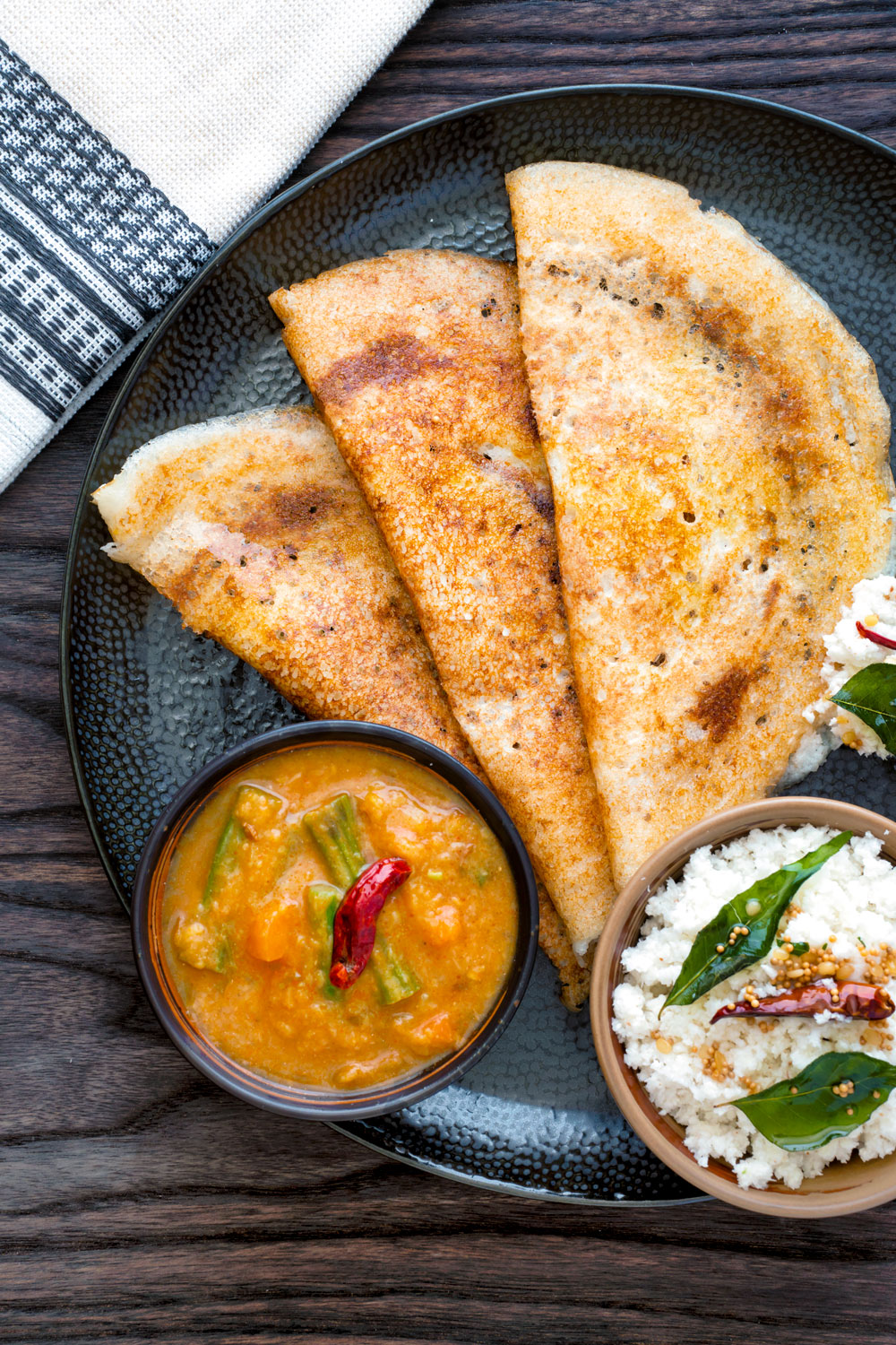 Crispy Indian Dosa recipe - The Belly Rules The Mind