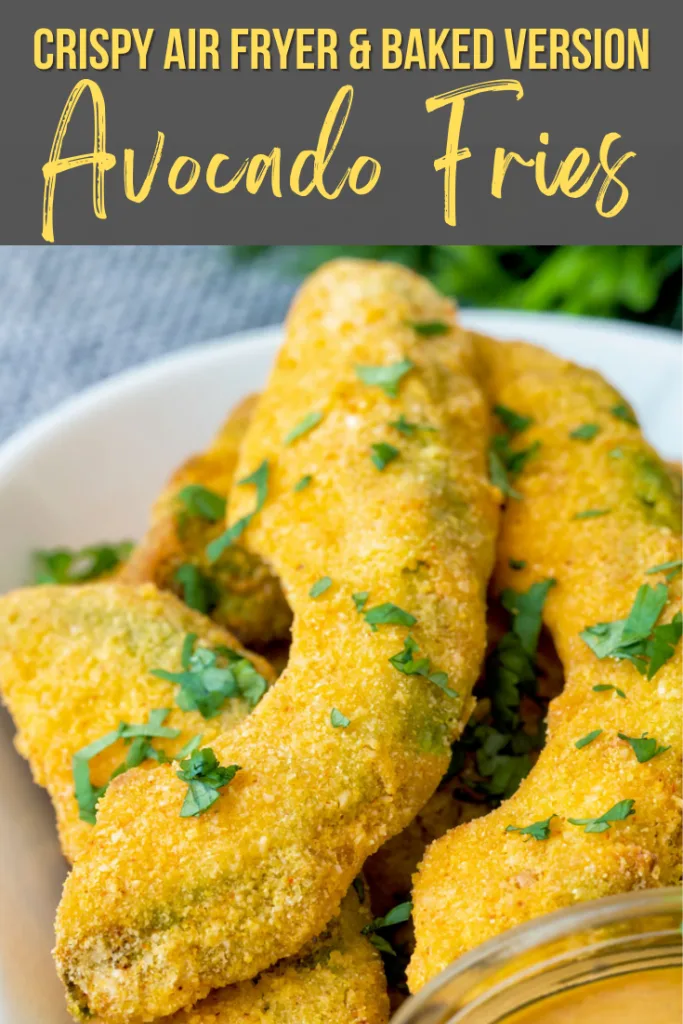 Avocado Fries {Air Fryer + Oven Baked} - FeelGoodFoodie