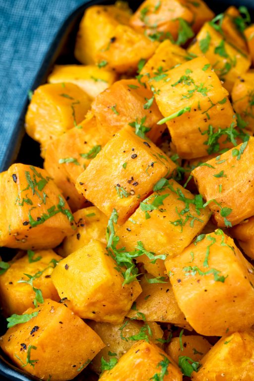 Air Fryer Sweet Potatoes - The Belly Rules The Mind