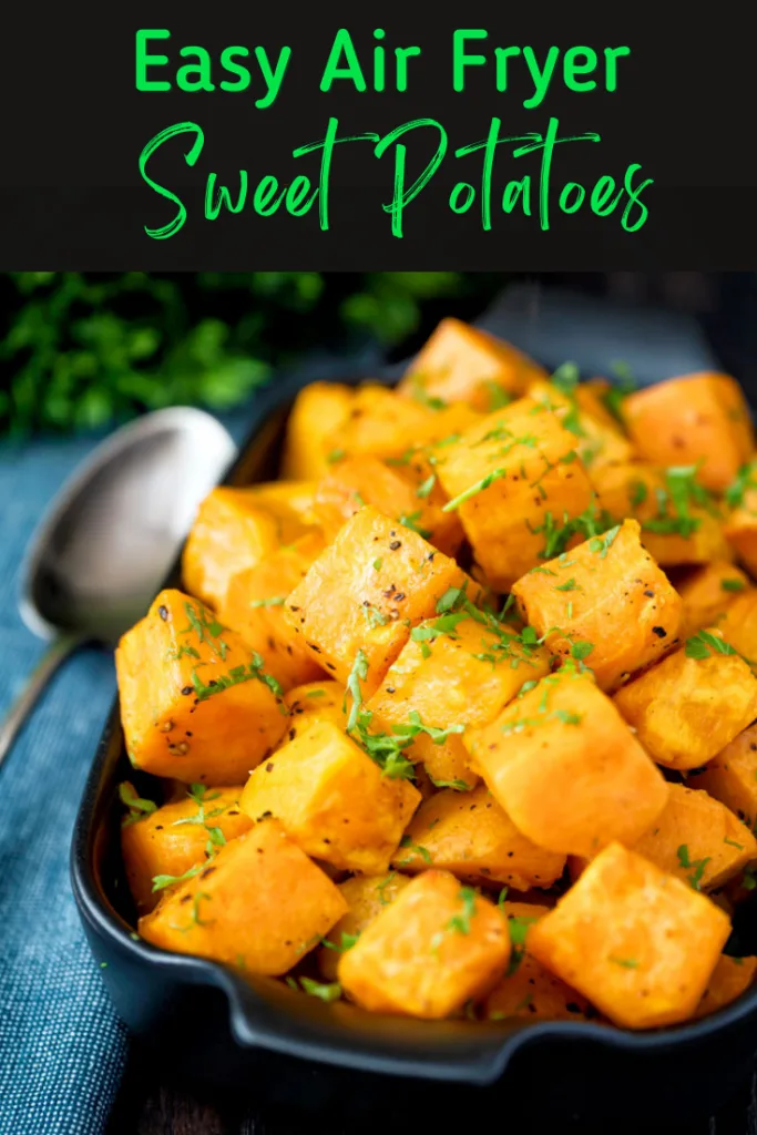 Air fryer sweet potatoes recipe