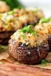 Cream cheese stuffed mushrooms