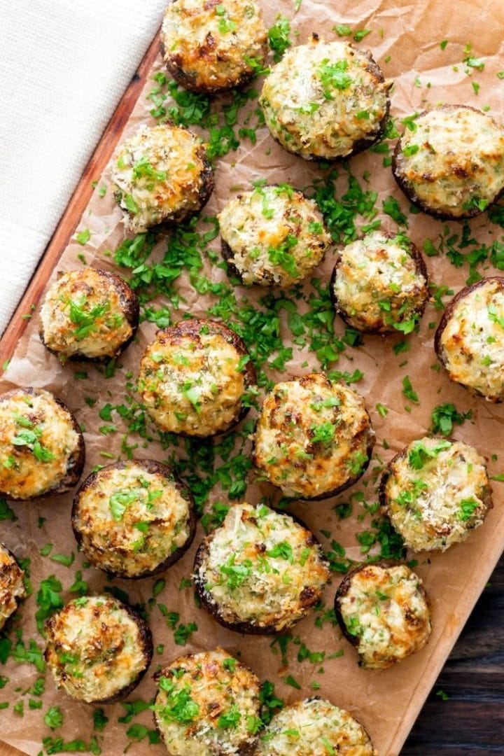 Cream Cheese Stuffed Mushrooms Air Fryer/ Oven? BellyRulesTheMind
