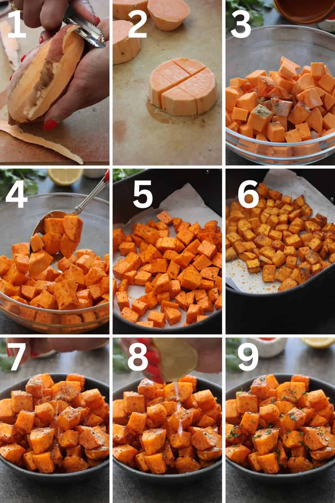 sweet potatoes in air fryer