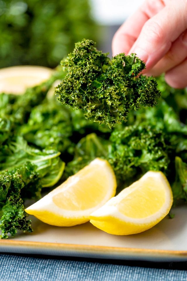 How to make Kale Chips (Air Fryer & Oven) The Belly Rules The Mind