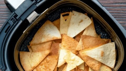 Air Fryer Tortilla Chips for Healthy Snacking.