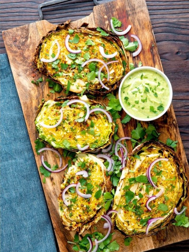 Crispy Cabbage Steaks