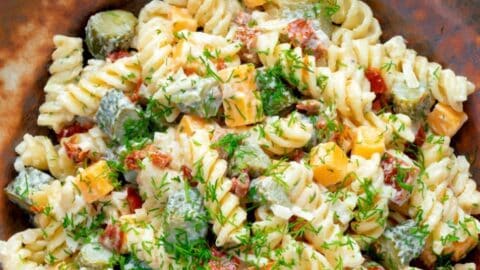 dill pickle pasta salad 2 Dill Pickle Pasta Salad