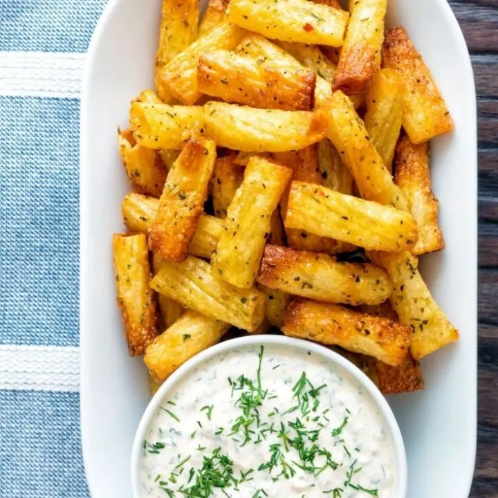 pasta chips , air fryer pasta chips