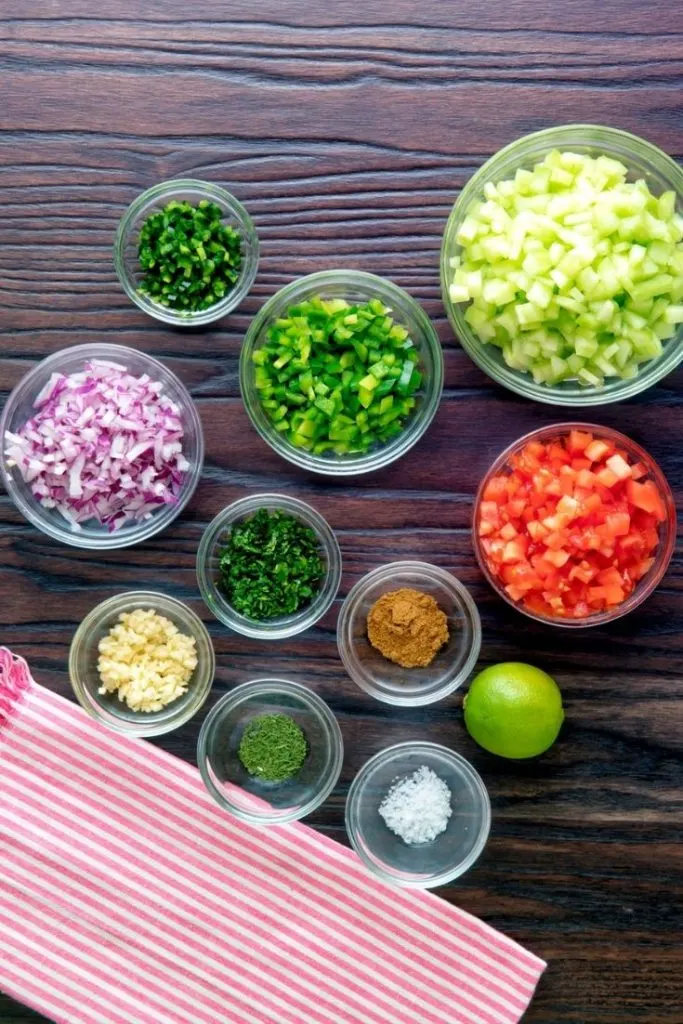 cucumber salsa , cucumber pico de gallo