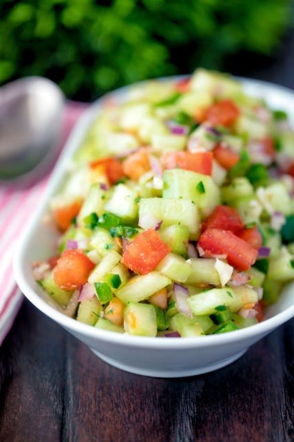 Crispy Cucumber Salsa Recipe ?| TheBellyRulesTheMind