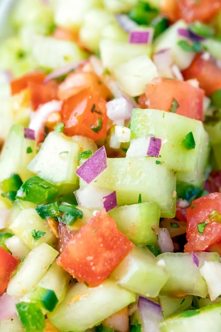 cucumber salsa , cucumber pico de gallo
