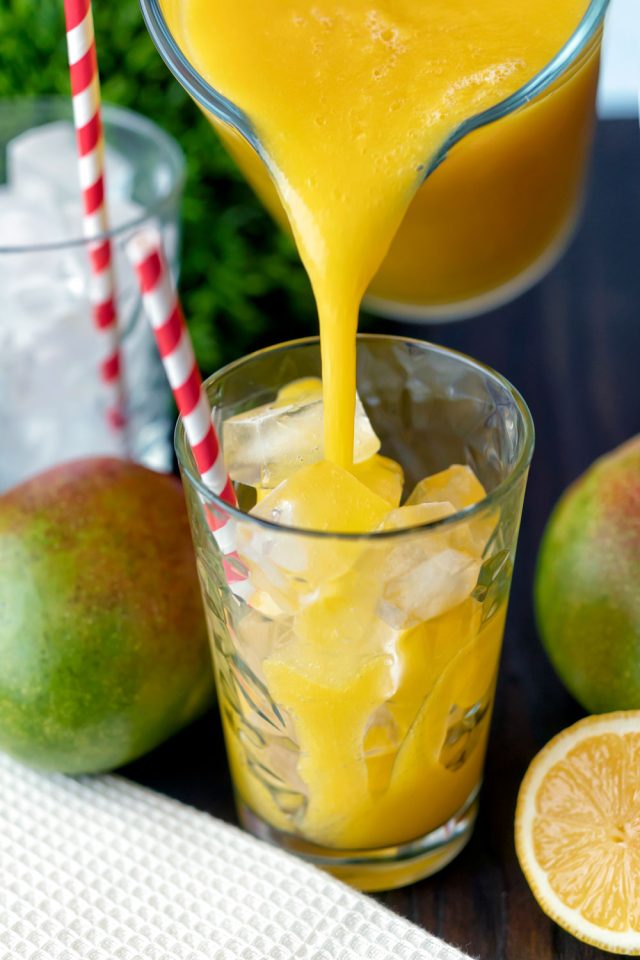 How to Make Fresh Mango Juice - The Belly Rules The Mind