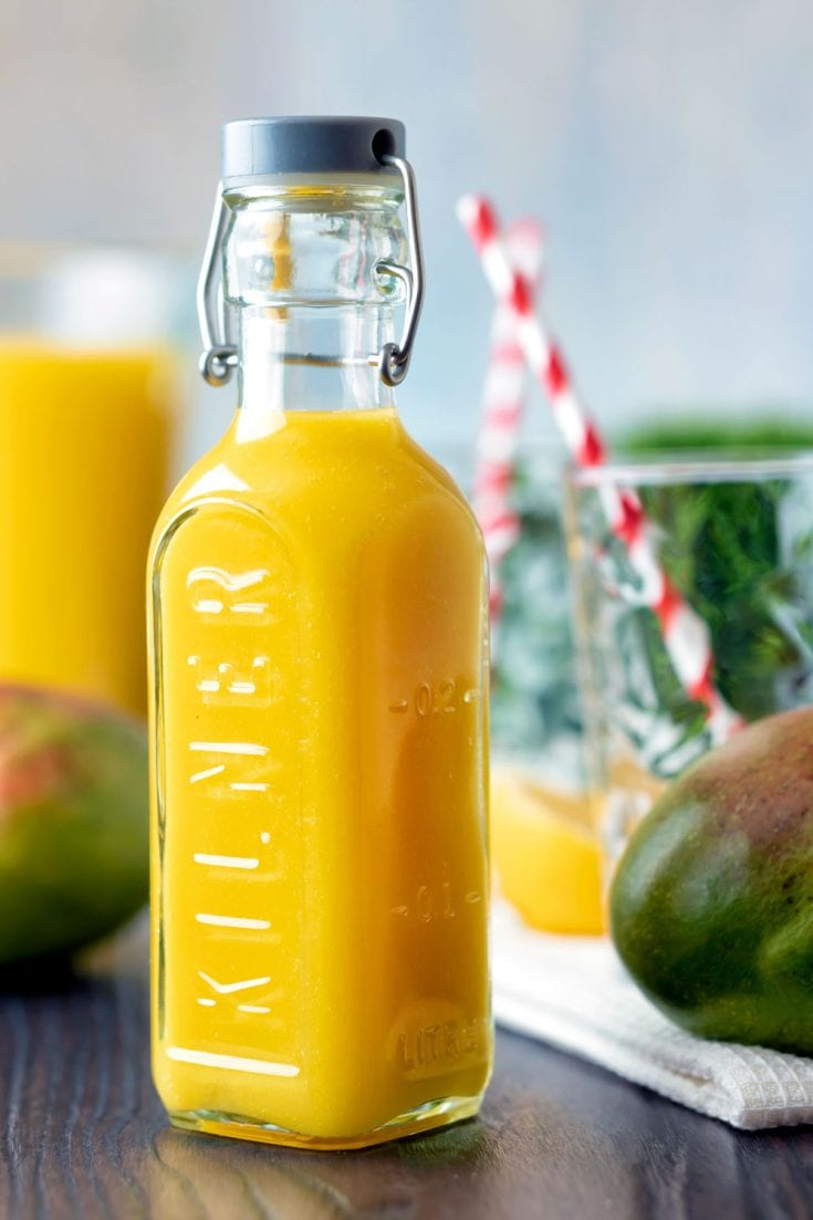 How To Make Fresh Mango Juice - The Belly Rules The Mind