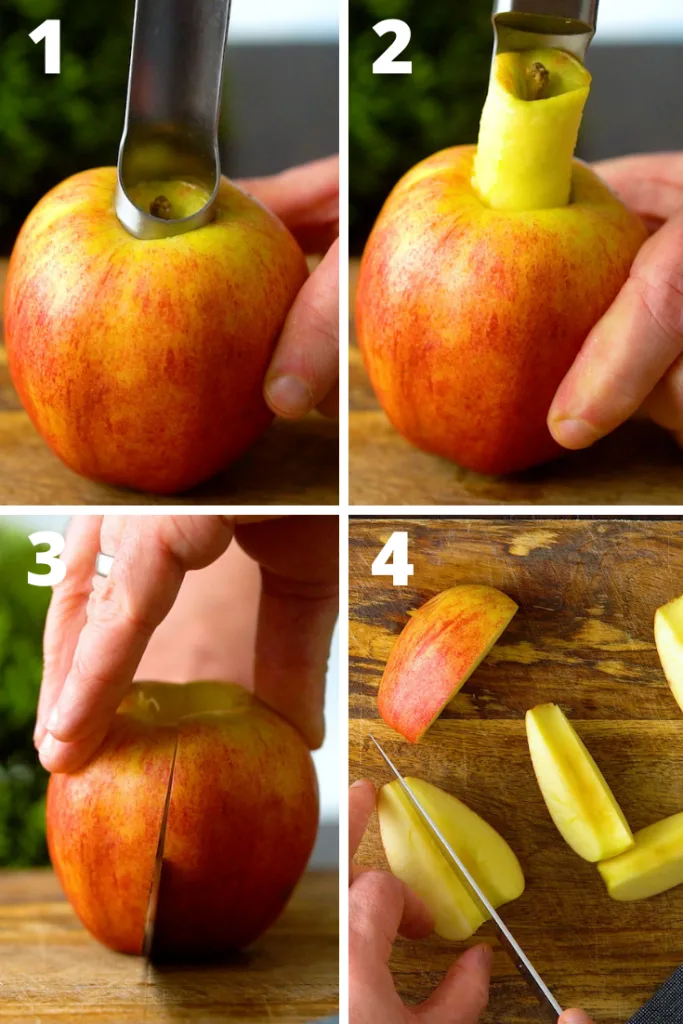 How to cut an Apple