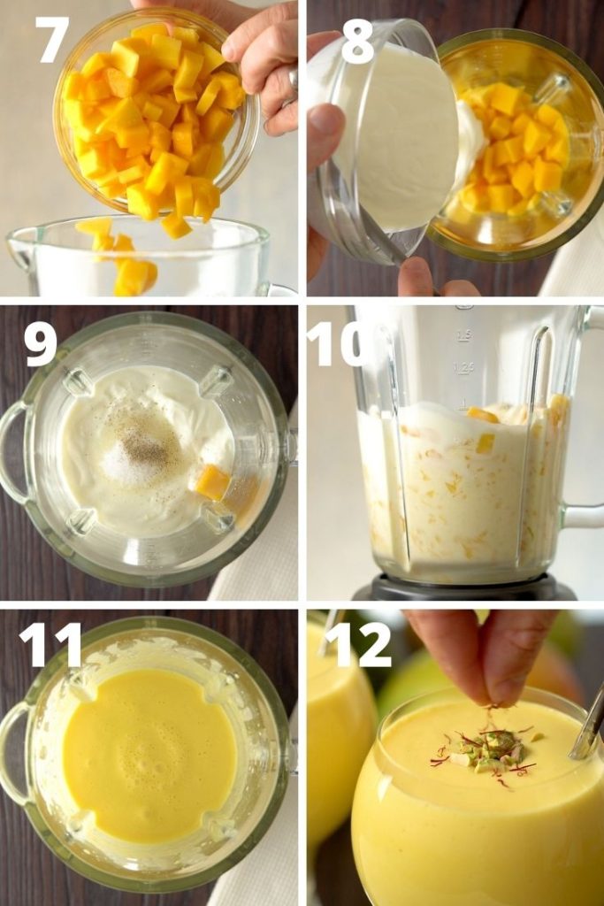 mango lassi step by step instructions