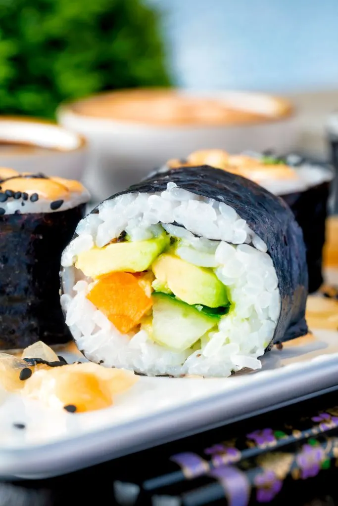 Easy Avocado Sushi Rolls - Non-Guilty Pleasures