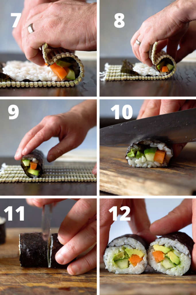 how to make avocado sushi roll