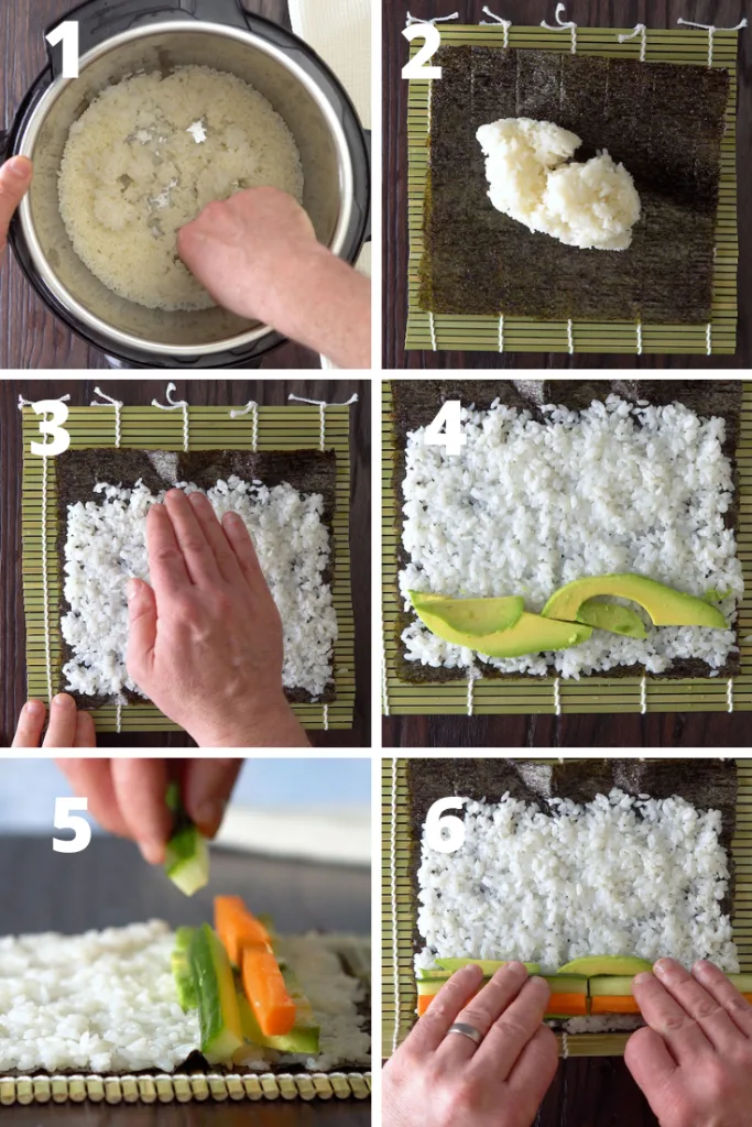 Avocado Sushi Rolls » Kay's Clean Eats