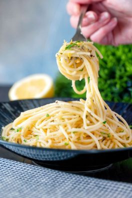 Lemon Garlic Pasta - The Belly Rules The Mind