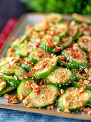 Asian cucumber salad