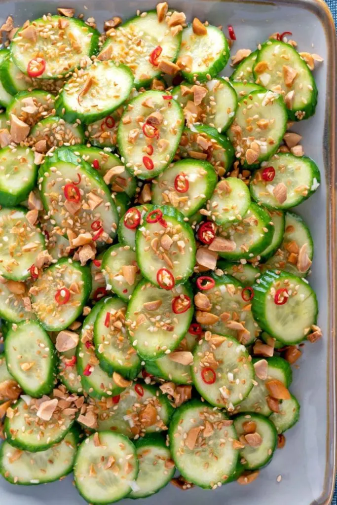 Asian cucumber salad 