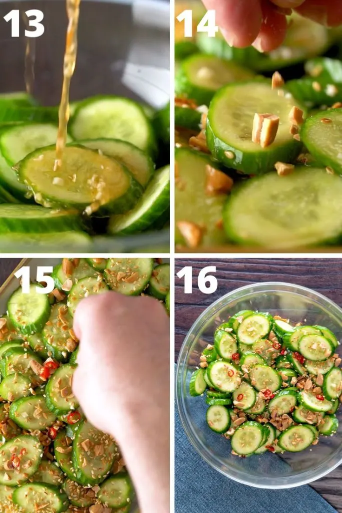 Asian cucumber salad step by step recipe (3)