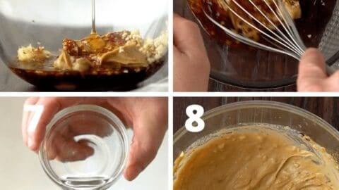 easy asian sauce step by step recipe Peanut Sauce for Spring Rolls