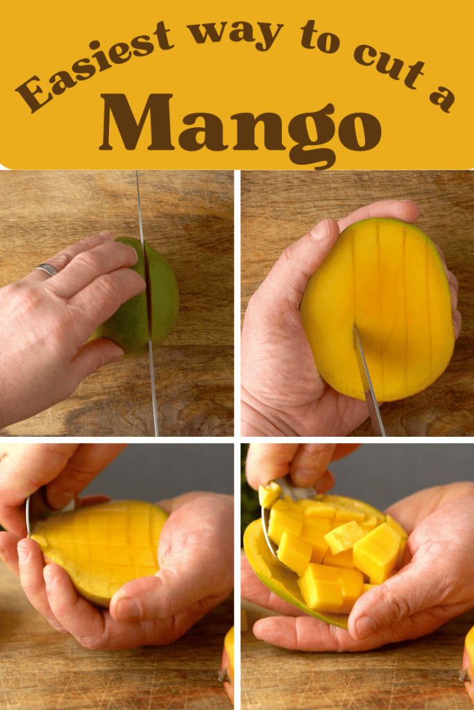 how to cut a mango