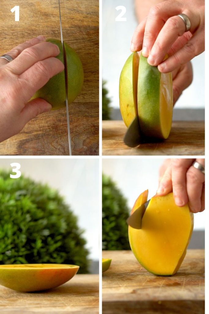 how to cut a mango step by step