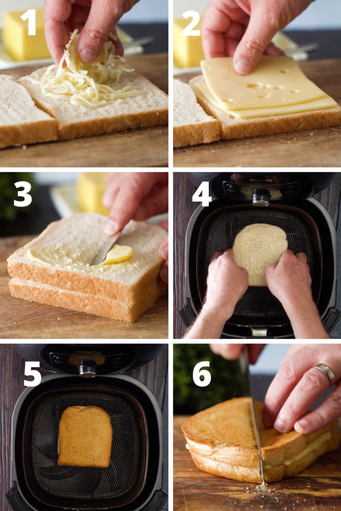 Grilled Cheese in Air Fryer