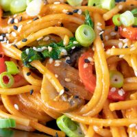 Korean Spicy Noodles - The Belly Rules The Mind