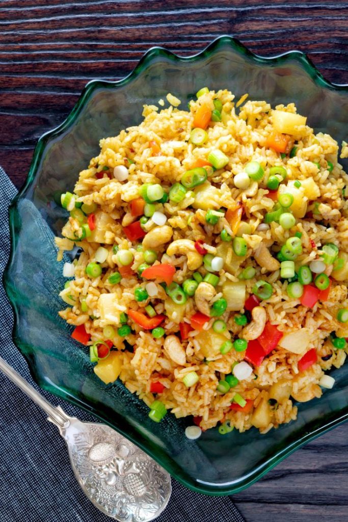 Thai Pineapple Fried Rice Recipe | TheBellyRulesTheMind