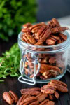 roasted pecans, how to roast pecans, air fryer pecans, toasted pecans , how to roast pecan