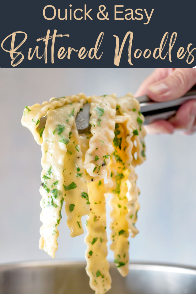 Instant pot buttered noodles recipe