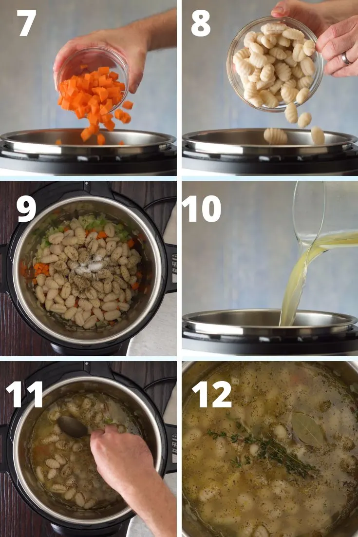 creamu gnocchi soup step by step recipe