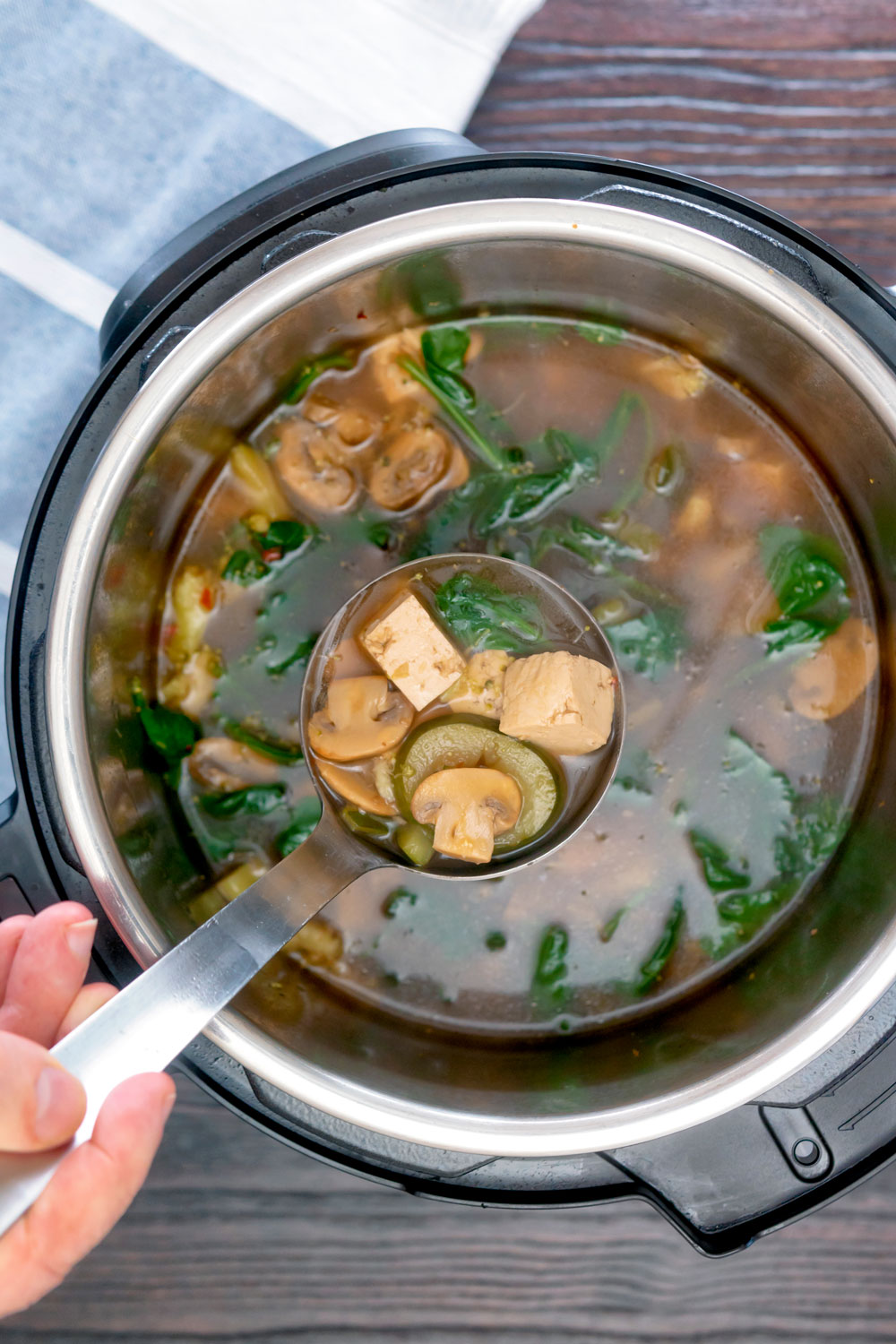 Instant Pot Tofu Soup Recipe