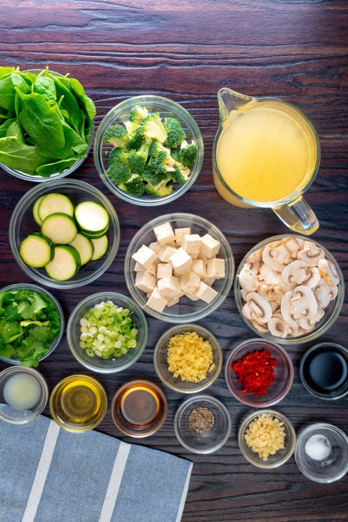 Easy Tofu Soup - The Belly Rules The Mind