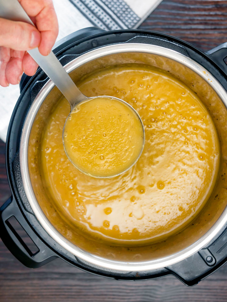 Acorn Squash Soup in Instant Pot