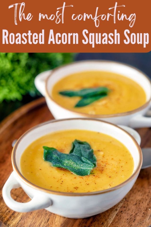 Roasted Acorn Squash Soup The Belly Rules The Mind