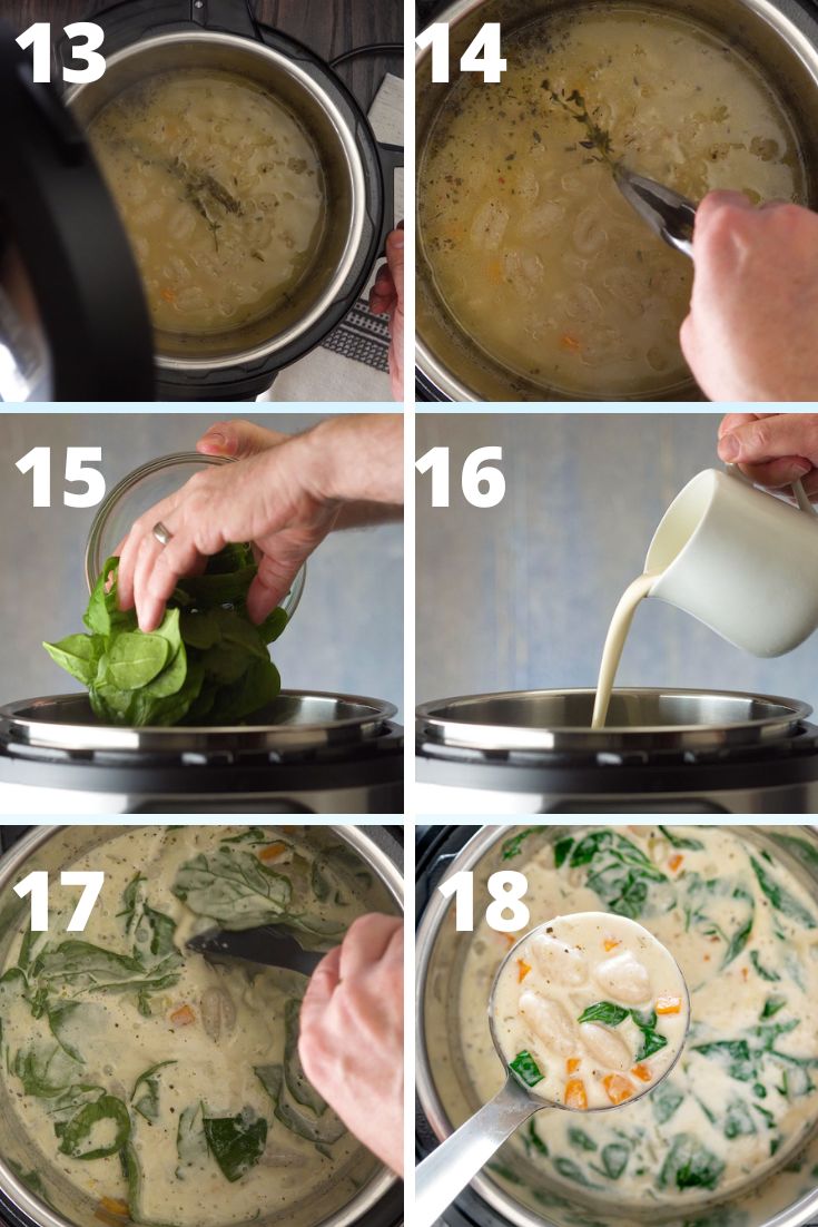 instant pot gnocchi soup instructuions