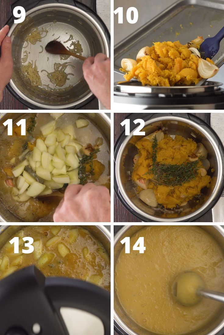 instant pot acorn squash soup recipe